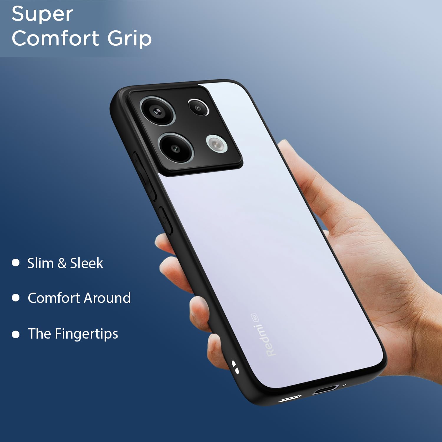 Pikkme Redmi Note 13 Pro 5G Hybrid black phone cover – photo 6