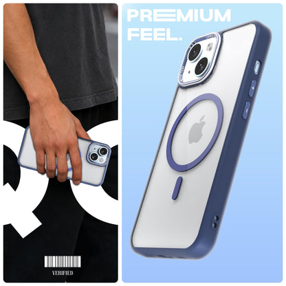 Blue mag-safe MagSafe mobile cover for iPhone 14 – Pikkme – photo 2