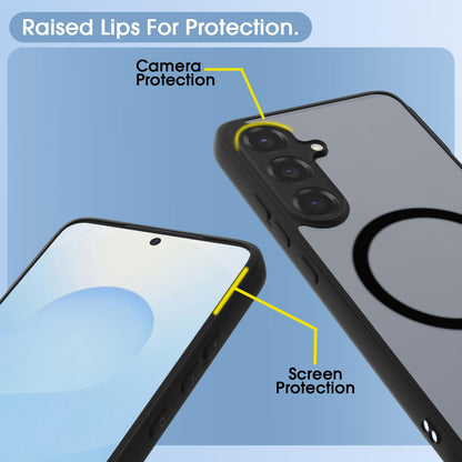 Pikkme black smoke mag-safe phone cover for Samsung S25 5G – photo 4