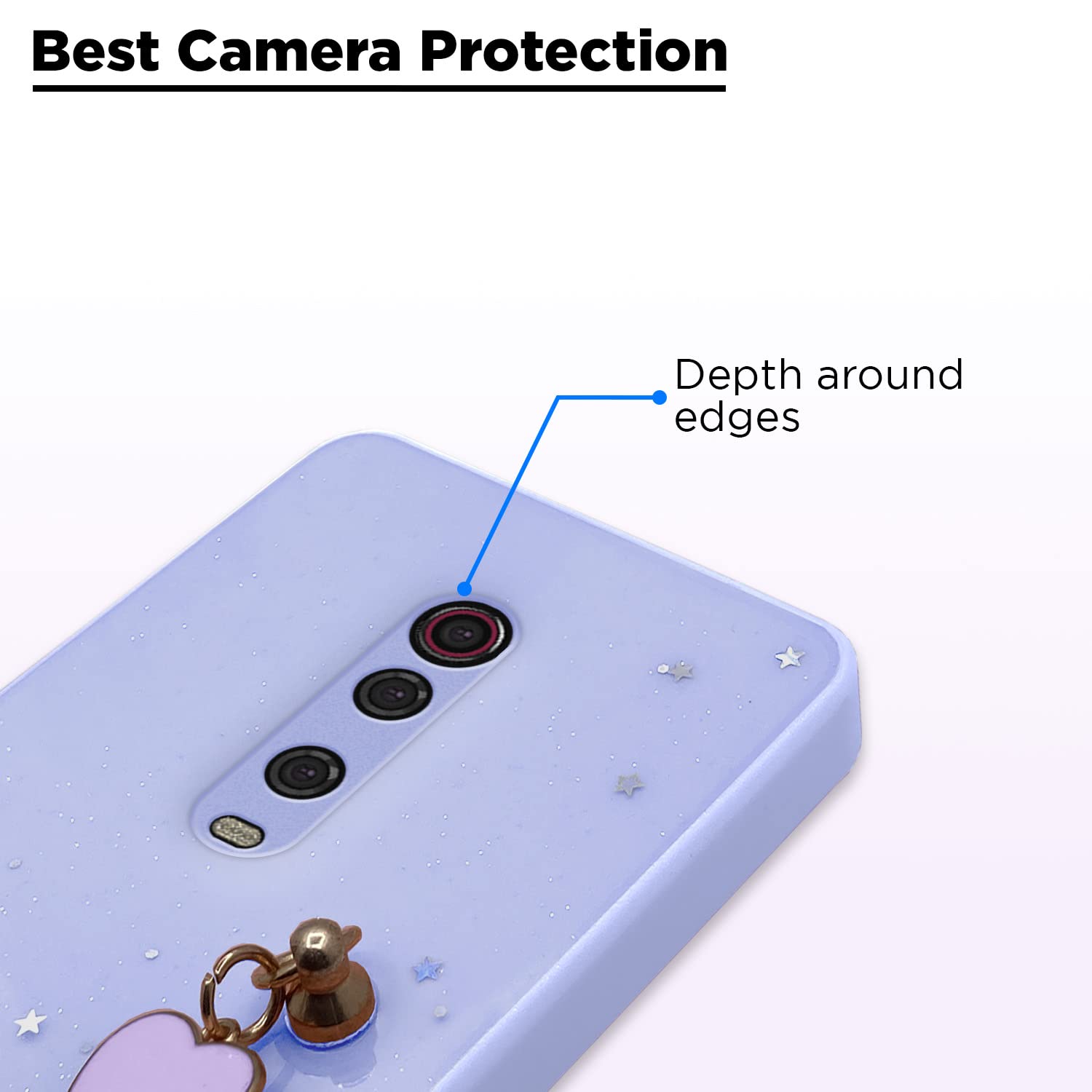 Pikkme Mi Redmi K20 / K20 Pro Chain Back Cover (Purple)