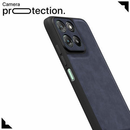 Blue Leather back cover for Moto G67 Power/G57 Power 5G – Pikkme – photo 5