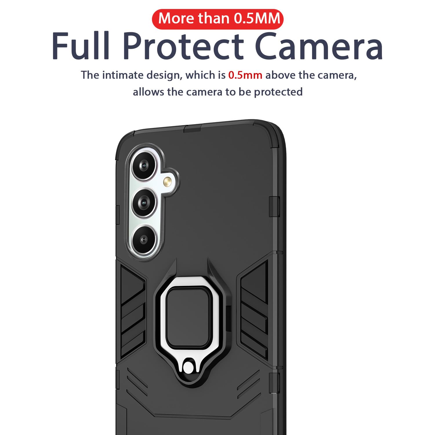 Pikkme black D5 Tough Armor back cover for Samsung S23 FE 5G – photo 7