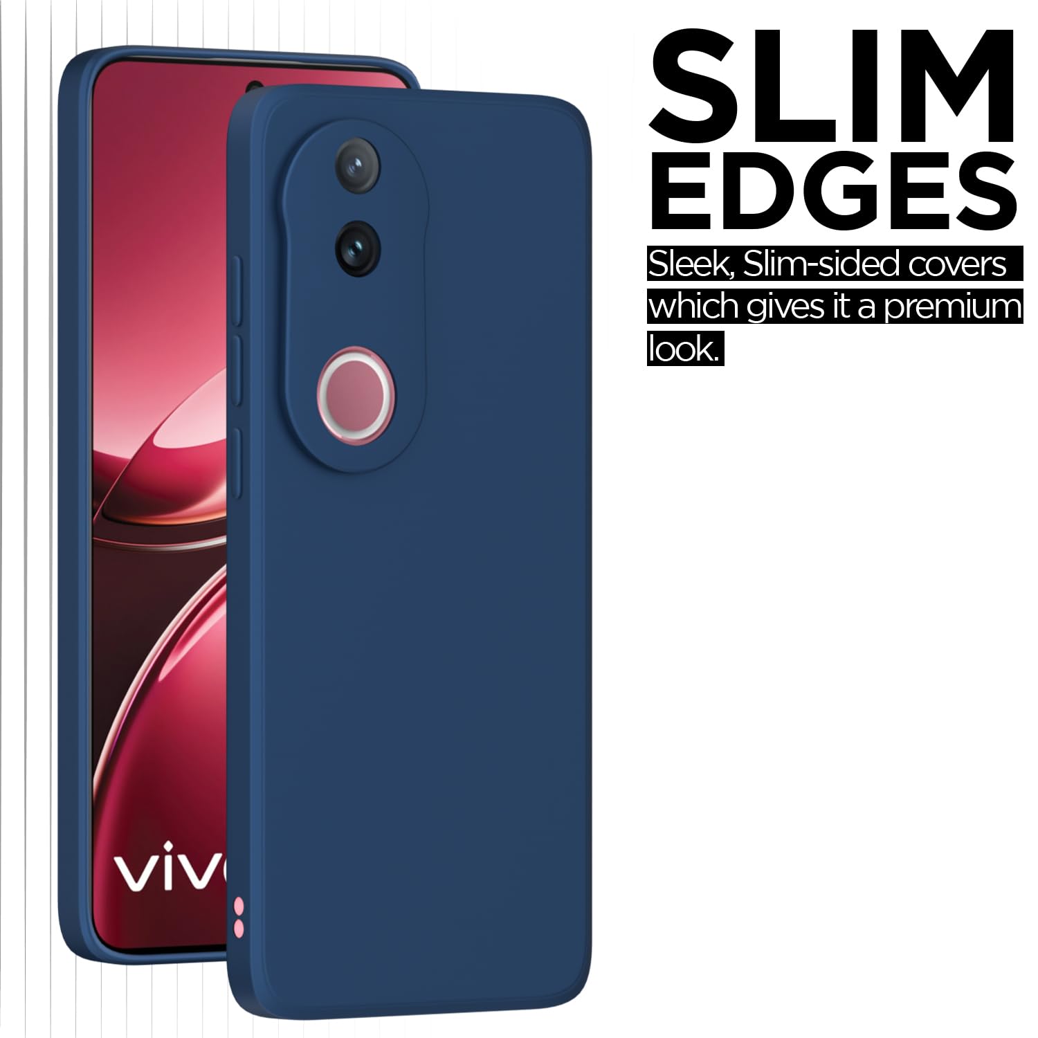 Blue Matte mobile cover for iQOO Z10R/Vivo V50/V50e/Vivo T4R 5G – Pikkme – photo 6