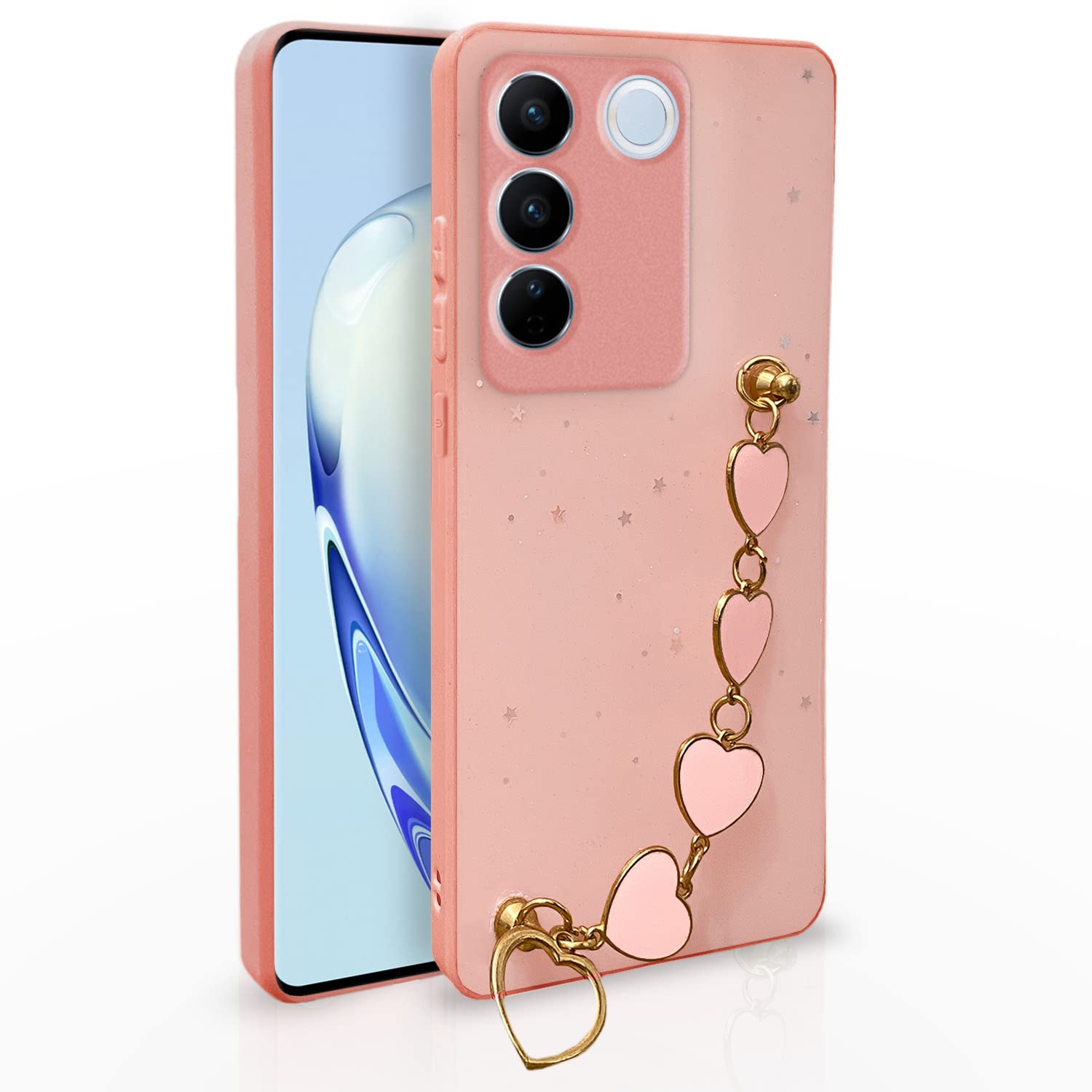 Pikkme pink phone cover for Vivo V27/V27 Pro 5G