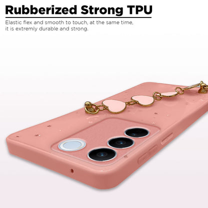 Vivo V27/V27 Pro 5G Chain phone cover in pink by Pikkme – photo 5
