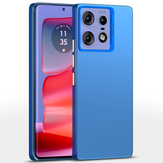 Pikkme Moto Edge 50 Pro 5G So Cool Matte Finish Back Cover (Blue)