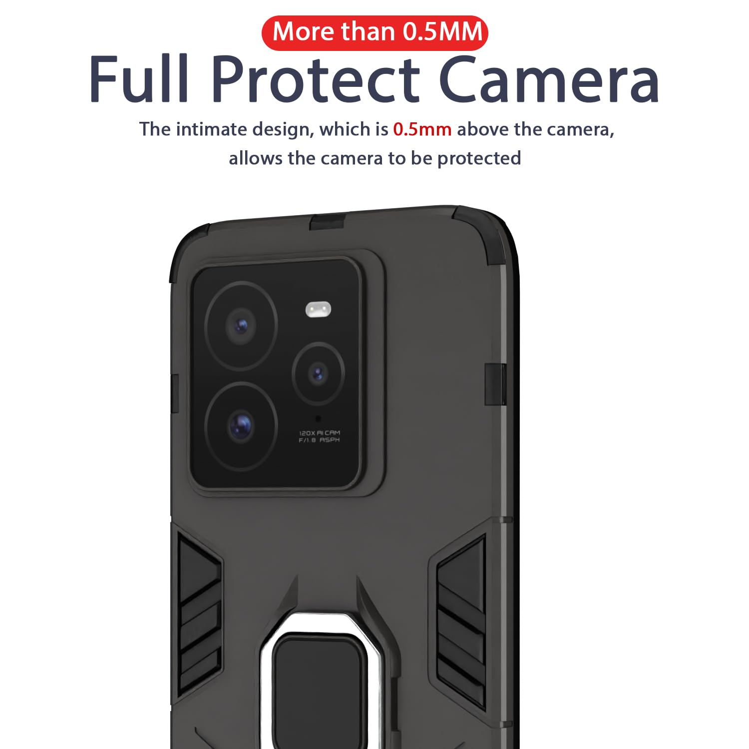 Realme GT 7 Pro 5G mobile back cover in black by Pikkme – photo 7