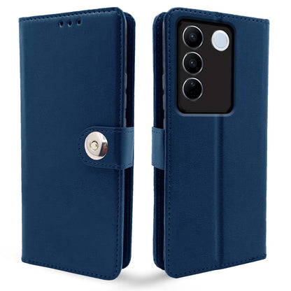 Blue Button flip cover for Vivo V27/V27 Pro 5G – Pikkme