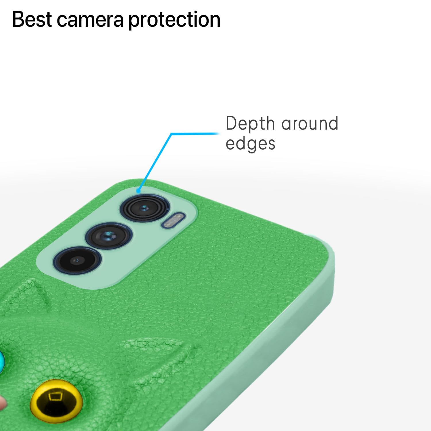 Pikkme green Cat phone cover for Moto Edge 30 – photo 6