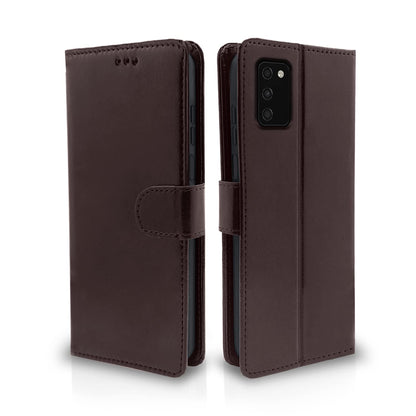   Samsung Galaxy A03s Vintage  Flip Cover  - Coffee 