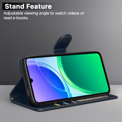 Pikkme blue Wallet wallet flip cover for Redmi A7 – photo 3