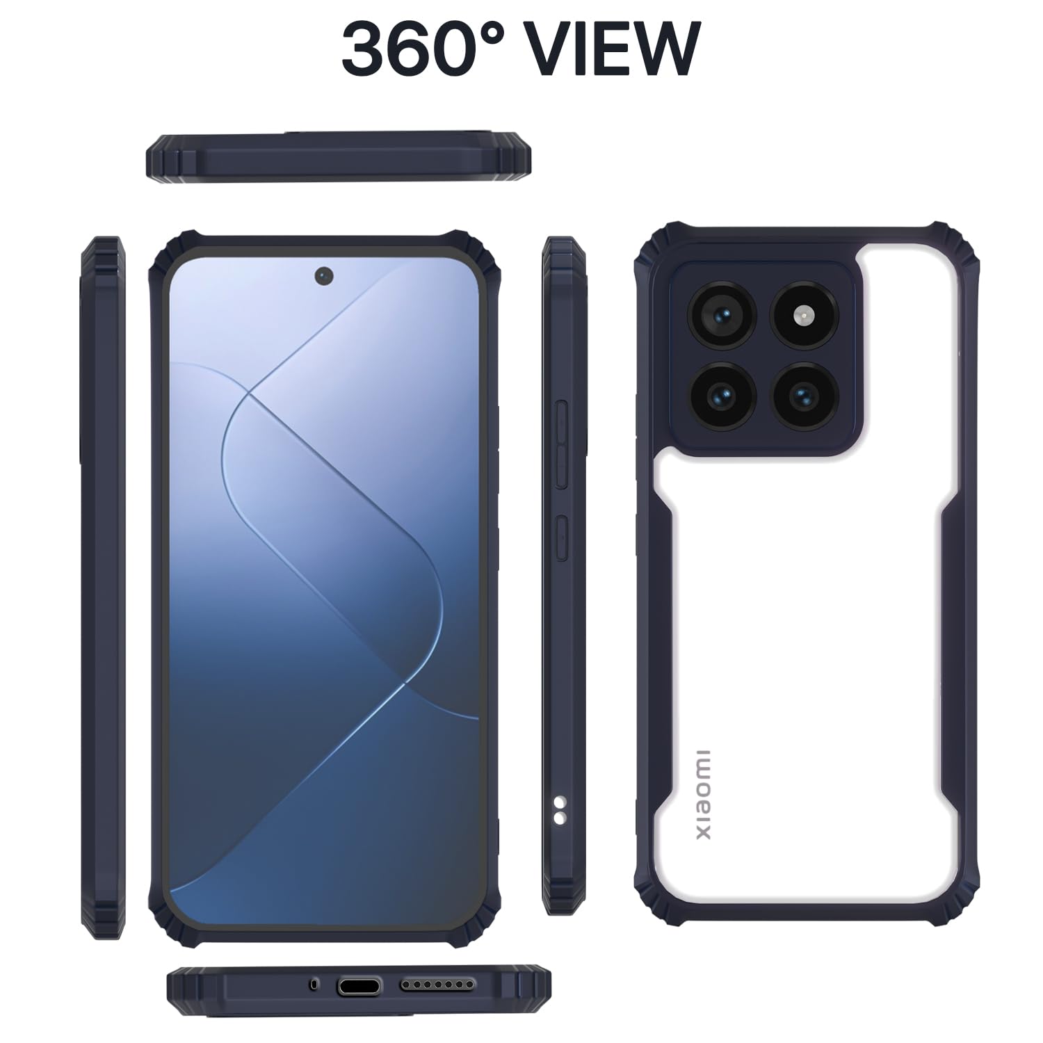 Blue phone cover for Mi 14 5G – Pikkme – photo 2