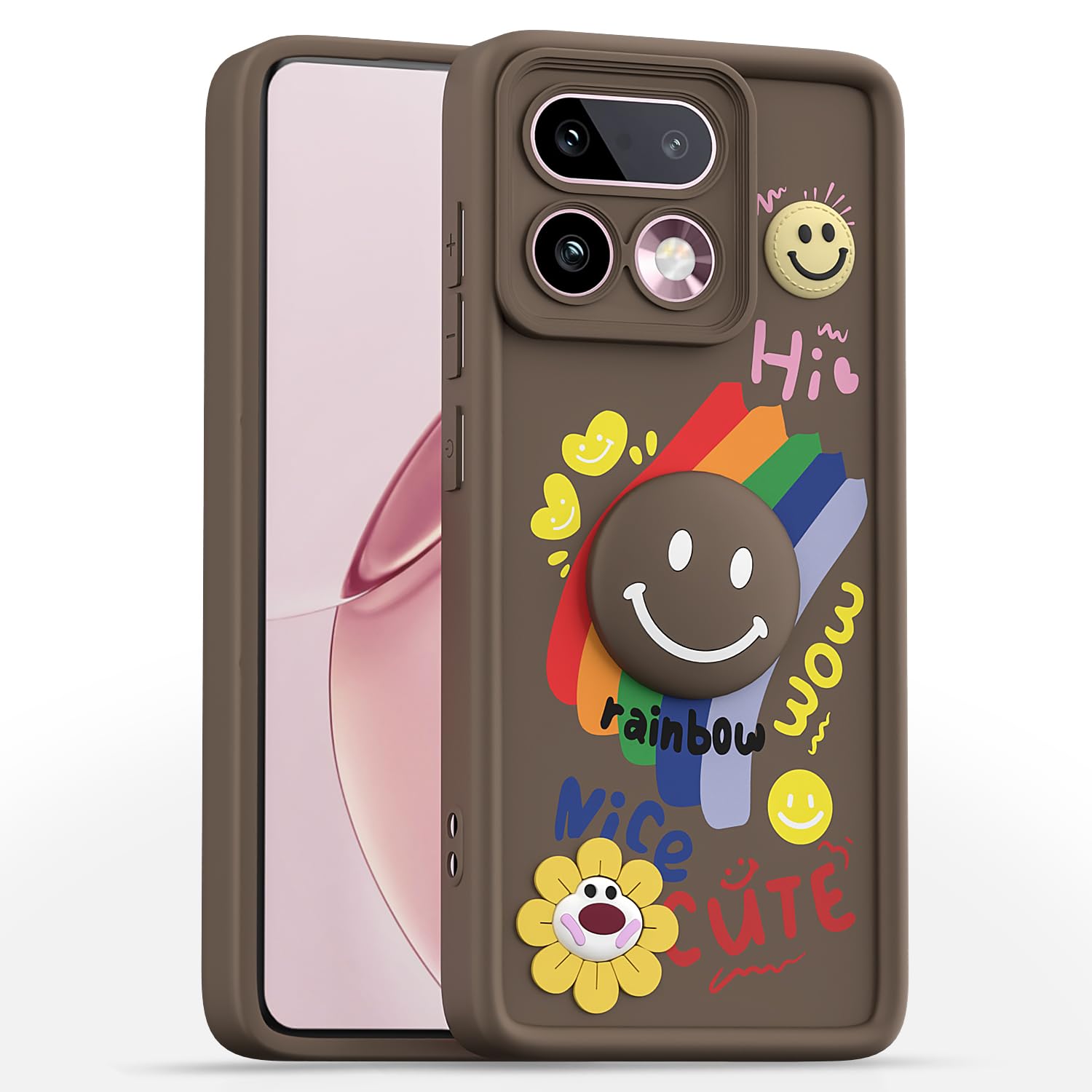 Pikkme Realme 16 Pro Plus 5G brown phone cover