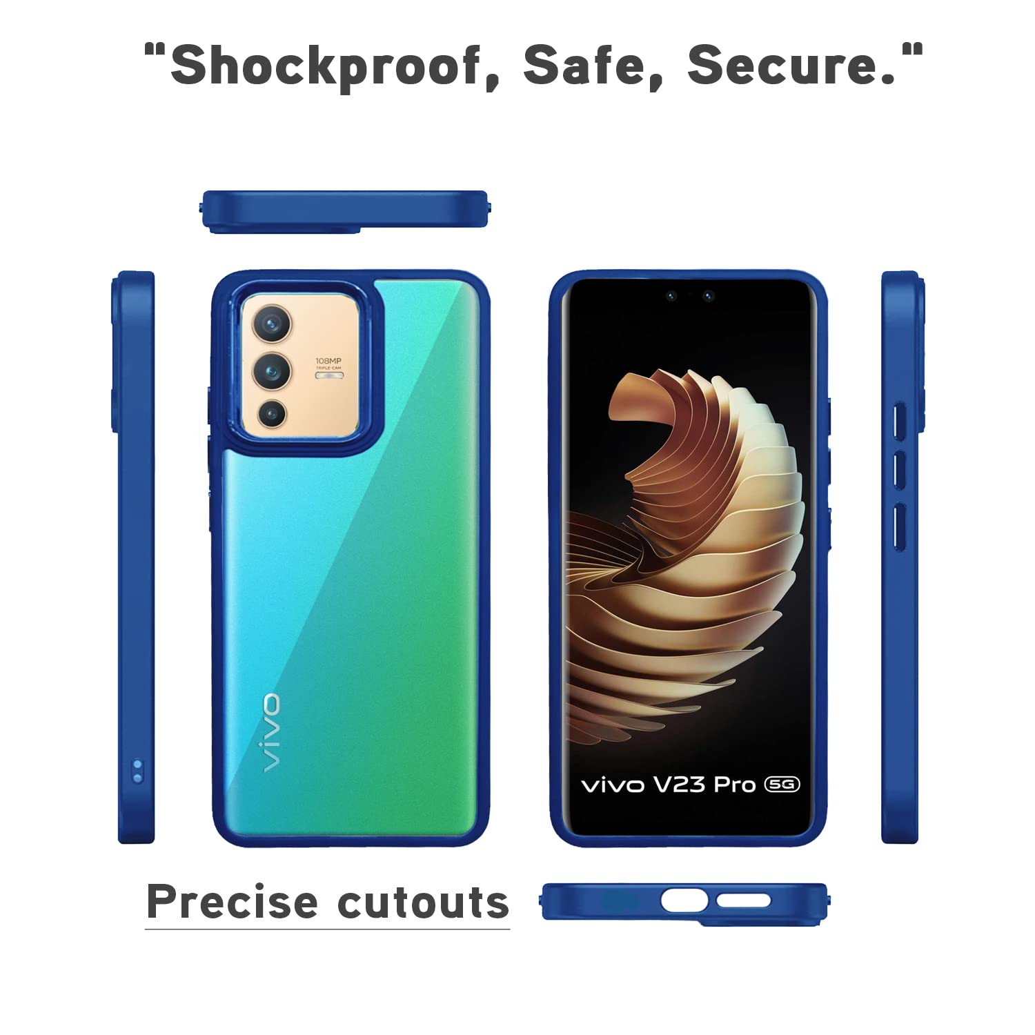 Pikkme indigo mobile back cover for Vivo V23 Pro 5G – photo 3