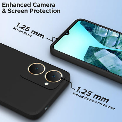 iQOO Z9 Lite 5G/Vivo T3 Lite 5G/Vivo Y18/Y18e/Y03 Matte mobile back cover in black by Pikkme – photo 6