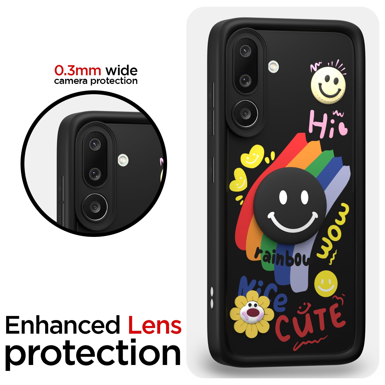 Pikkme Samsung M56 5G Soft Silicone black phone cover – photo 5