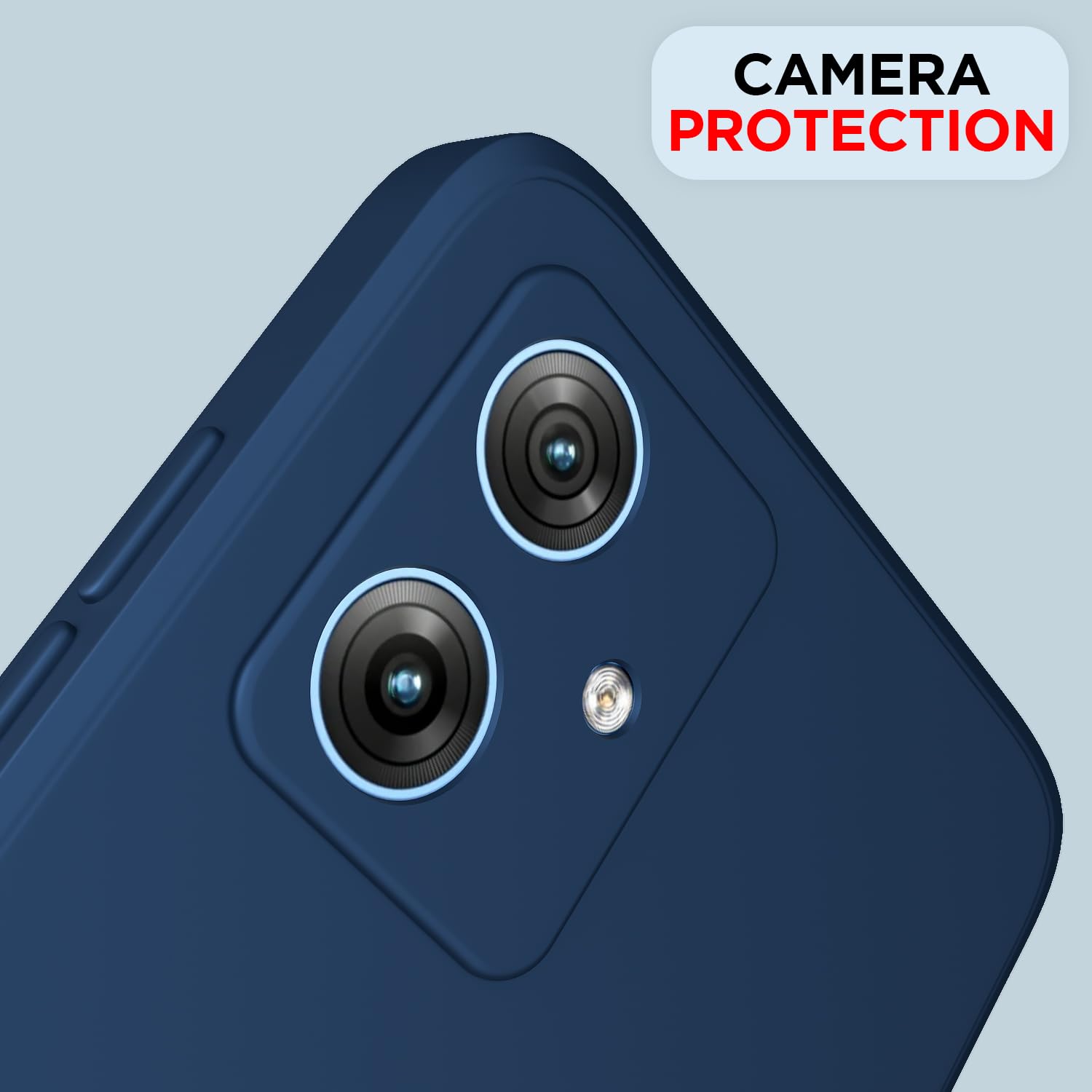 Pikkme blue Matte mobile back cover for Moto G54/G64 5G – photo 5