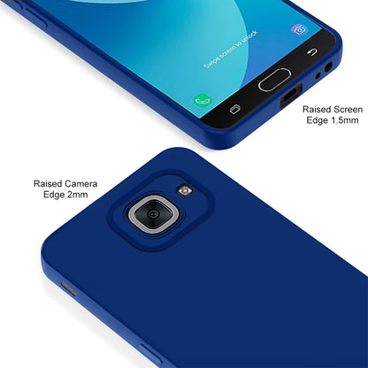 Pikkme Samsung Galaxy J7 Max Liquid Silicone Back Cover | Blue