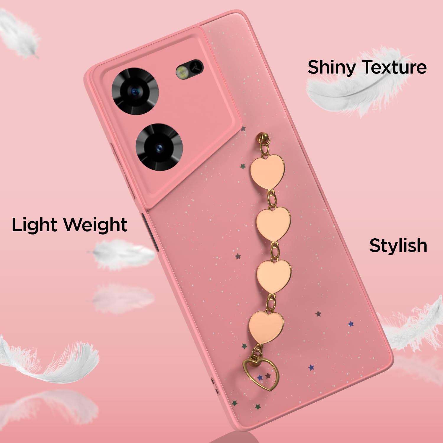 Pikkme pink back cover for Tecno Pova 5/Pova 5 Pro 5G – photo 4