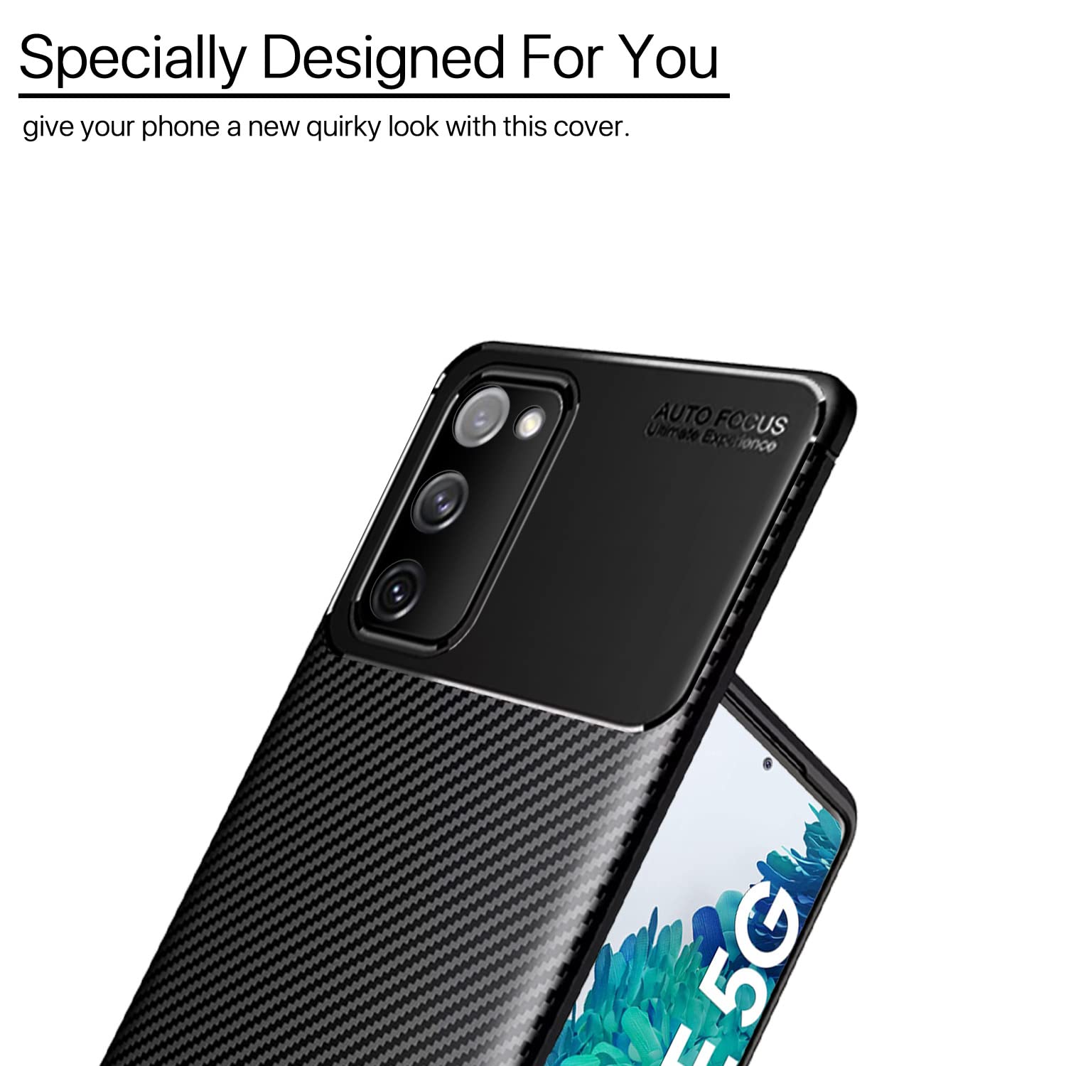 Samsung S20 FE 5G Carbon phone cover in black by Pikkme – photo 6