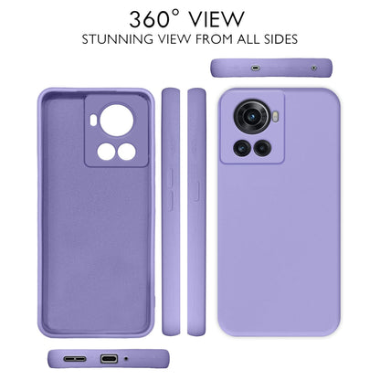 Purple Liquid Silicone mobile cover for OnePlus 10R/10R Prime 5G – Pikkme – photo 3
