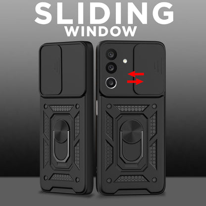 Pikkme Samsung M36 5G D10 Camera Shield black mobile back cover – photo 2