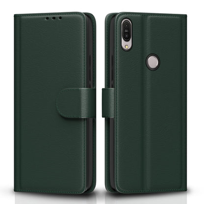Pikkme green Wallet wallet flip cover for Asus