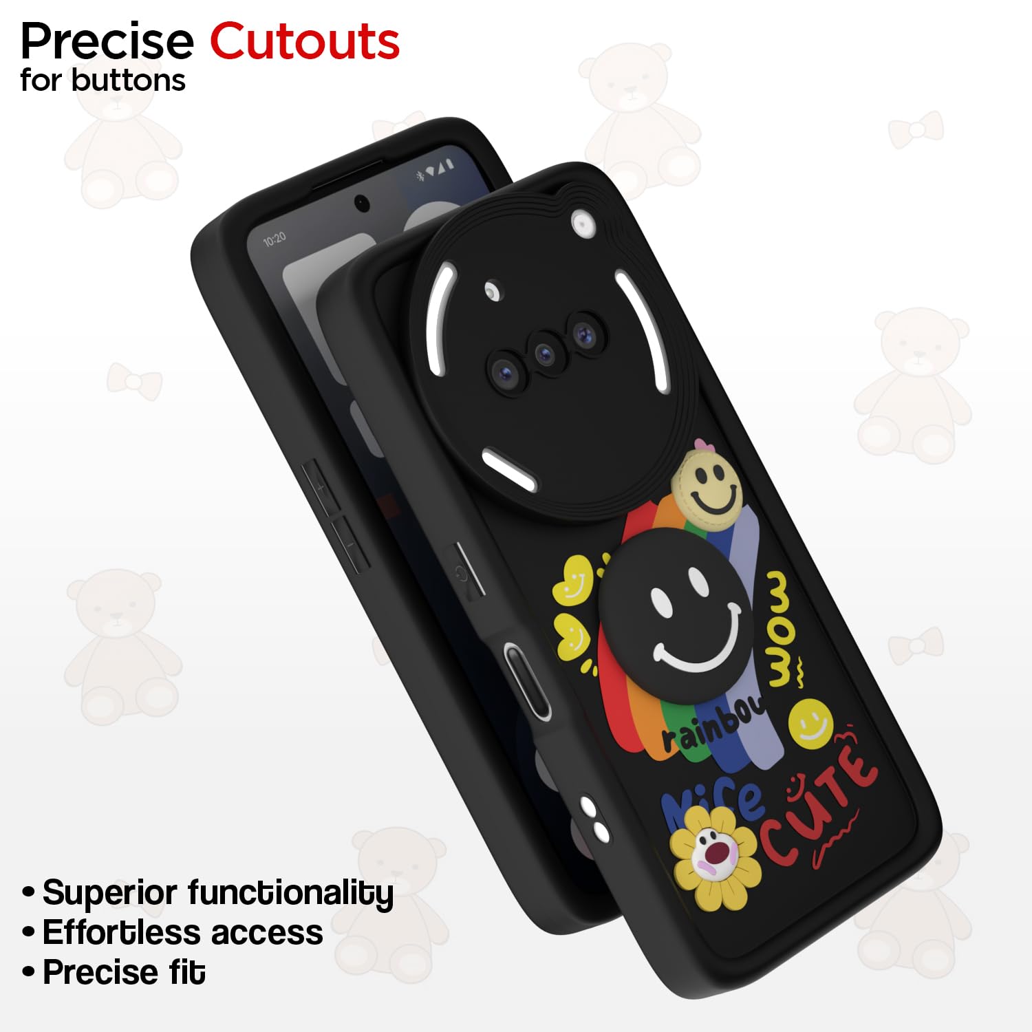 Black mobile back cover for Nothing Phone 3a 5G – Pikkme – photo 6
