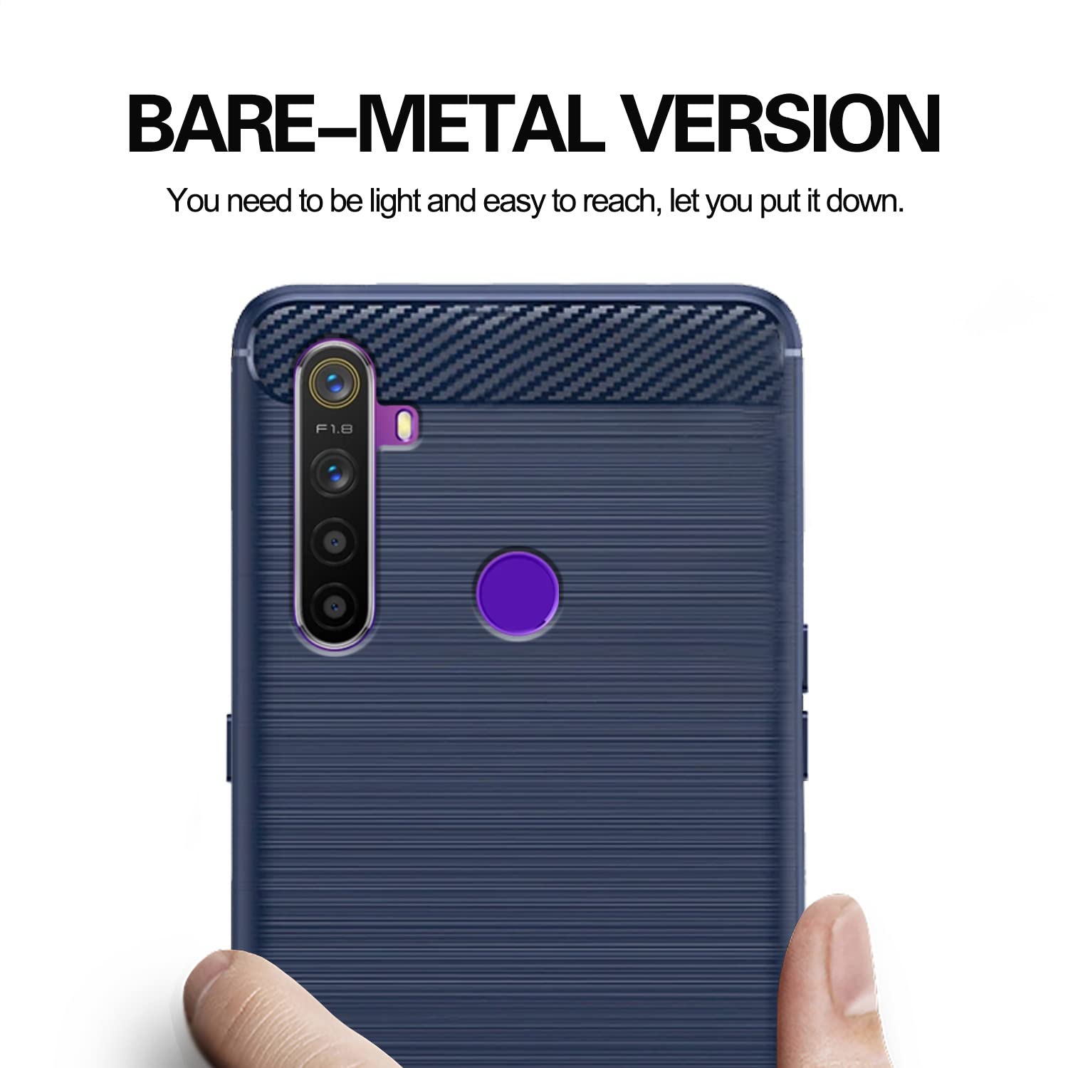 Blue phone cover for RealMe 5/5s/5i – Pikkme – photo 6