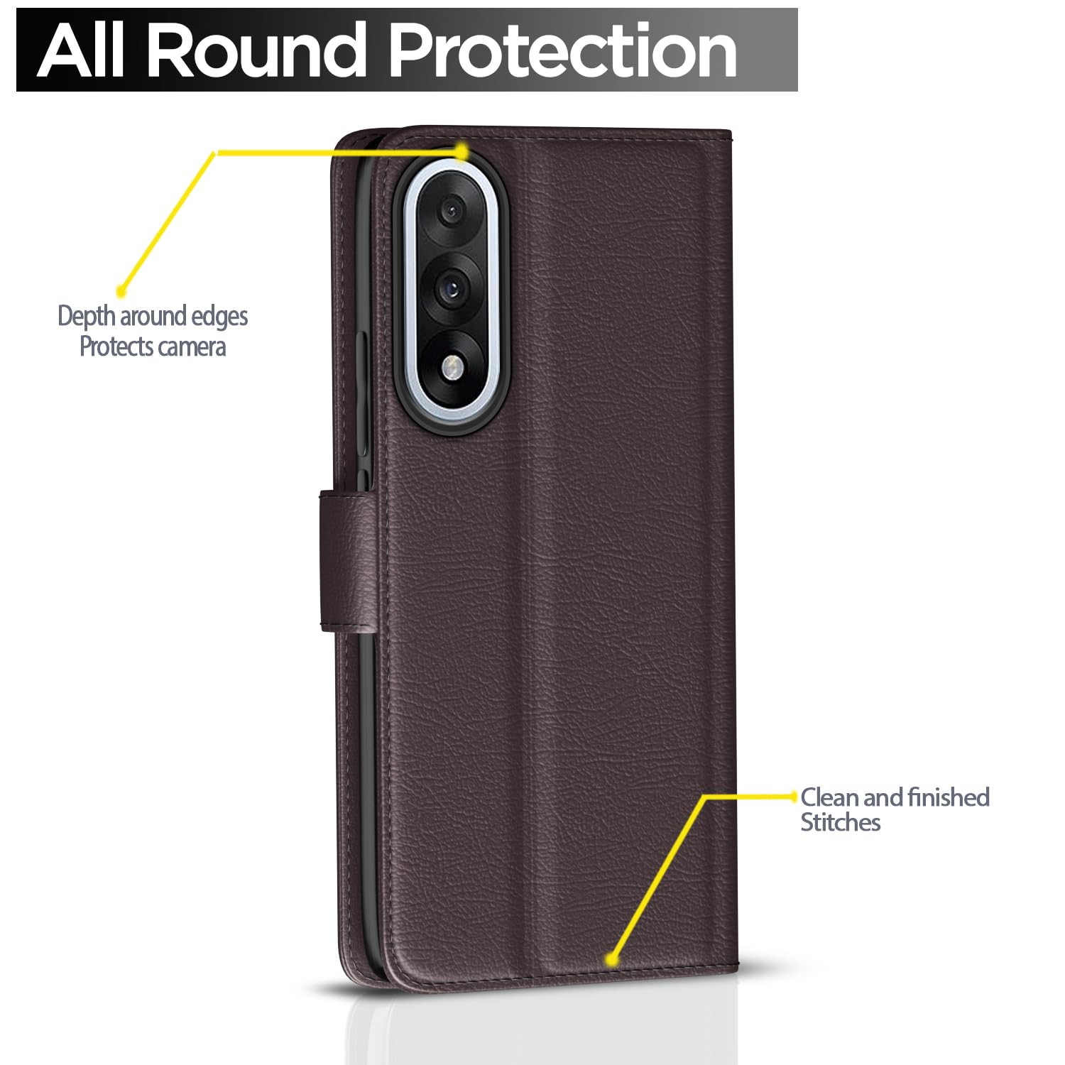 Pikkme coffee Wallet flip case for OnePlus Nord 5 5G – photo 4