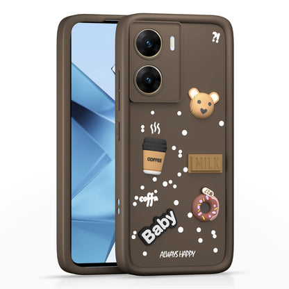 Vivo V29e 5G back cover in brown by Pikkme