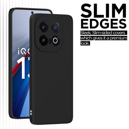 iQOO 13 5G Matte mobile back cover in black by Pikkme – photo 6