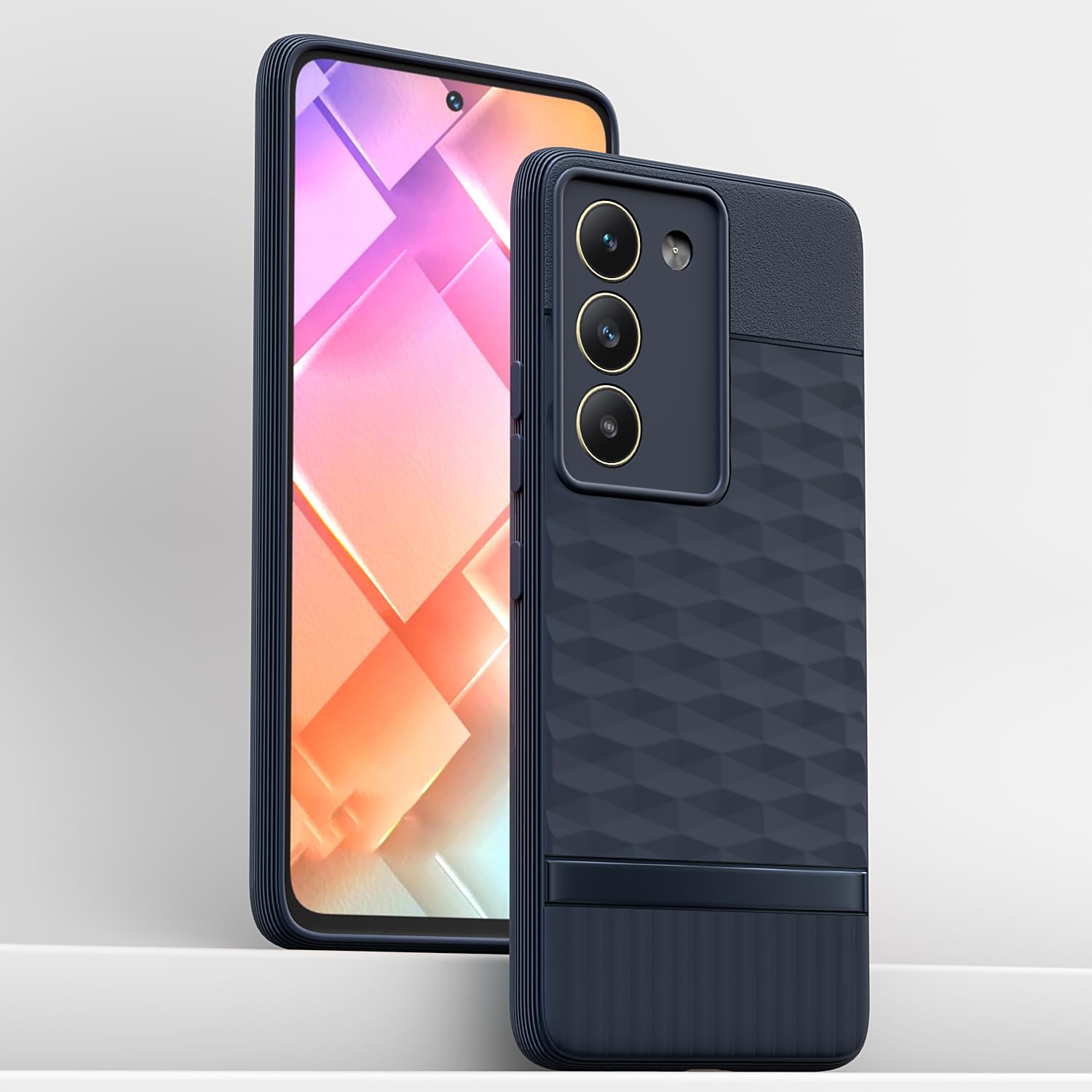 Pikkme Vivo T3 5G / Vivo Y200e 5G Gencase Back Cover (Blue)