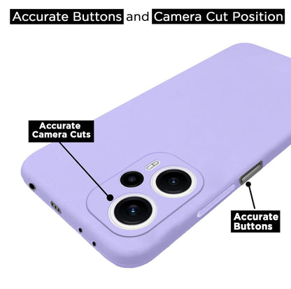 Poco F5 5G Matte mobile back cover in purple by Pikkme – photo 4