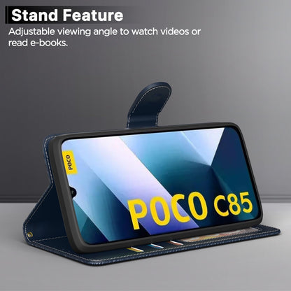 Blue Wallet flip case for Poco C85 5G – Pikkme – photo 3