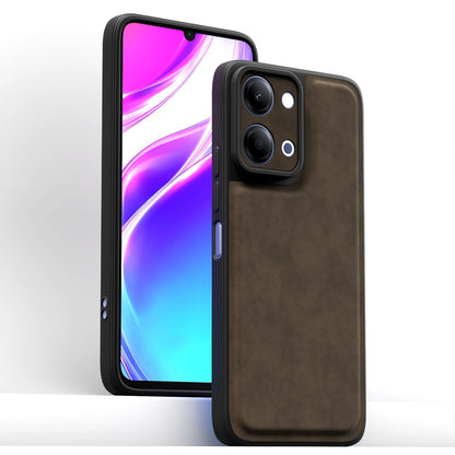 Coffee Leather mobile back cover for Vivo Y11/T5 Lite 5G – Pikkme – photo 2