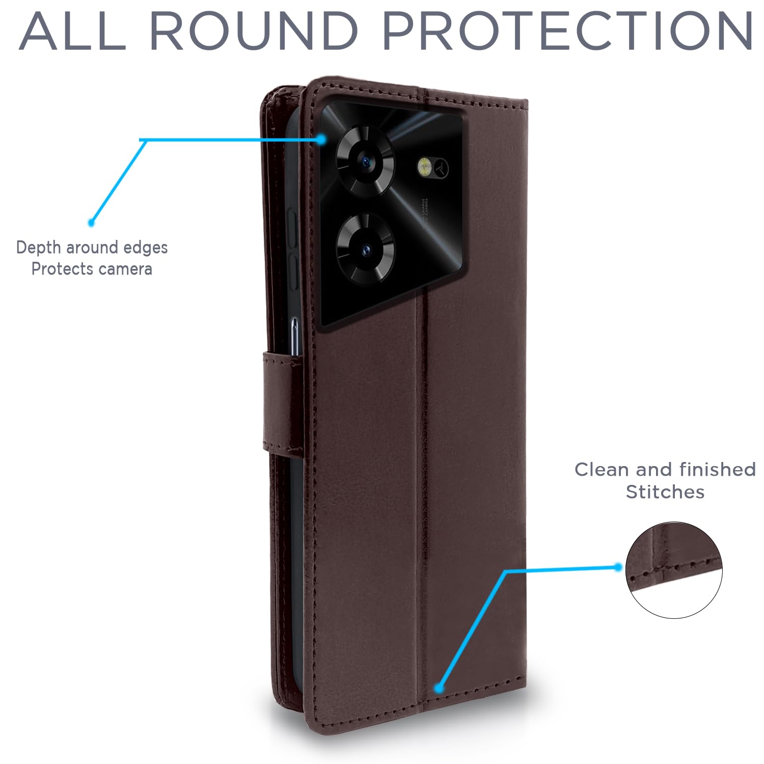 Coffee mobile flip cover for Tecno Pova 5/Pova 5 Pro 5G – Pikkme – photo 4