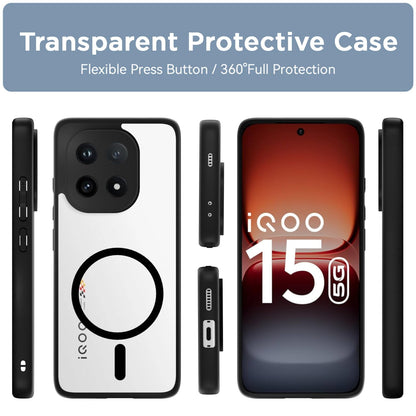 Black mag-safe mobile cover for iQOO 15 5G – Pikkme – photo 2