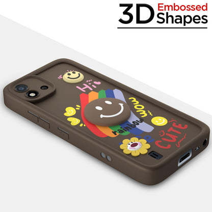 Pikkme brown phone cover for Realme C20 – photo 3