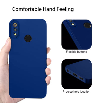 Pikkme Realme 3 Liquid Silicone Back Cover | Blue