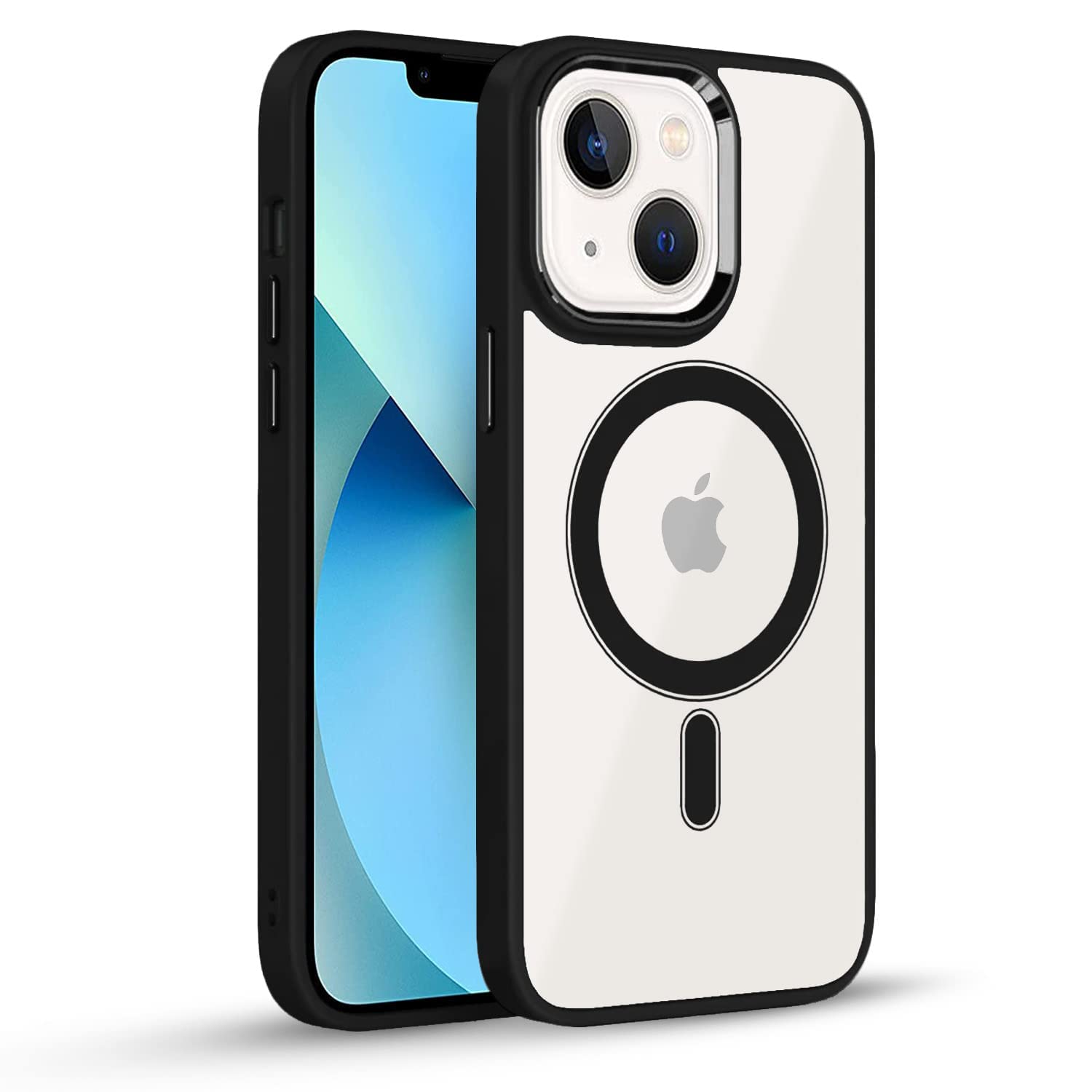 Pikkme iPhone 13 Hybrid black back cover