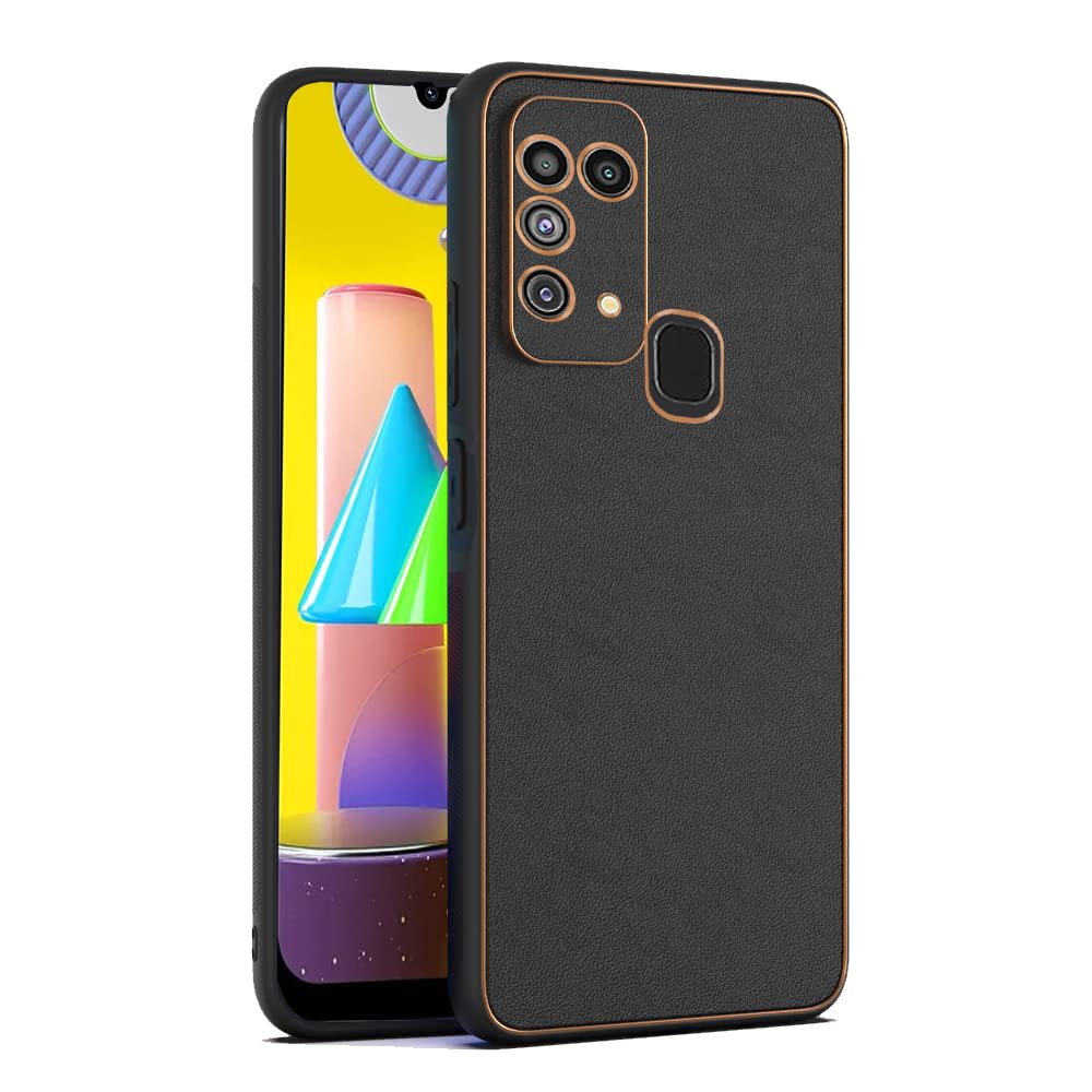 Pikkme black Chrome back cover for Samsung M31/F41/M31 Prime