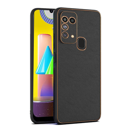 Pikkme black Chrome back cover for Samsung M31/F41/M31 Prime