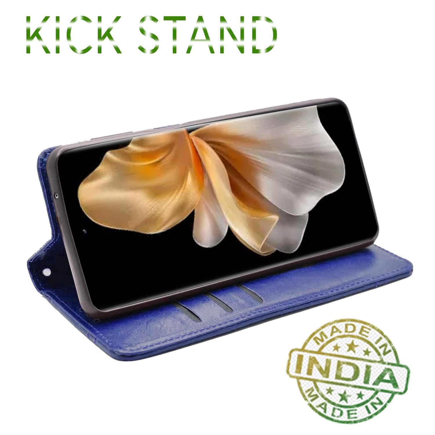 Pikkme Vivo V30 Pro 5G blue flip cover – photo 4