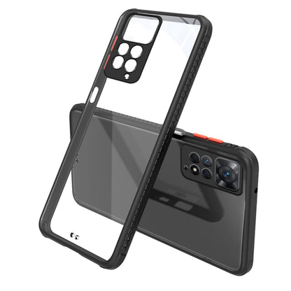 Pikkme Redmi Note 11/Note 11s Clear black phone cover