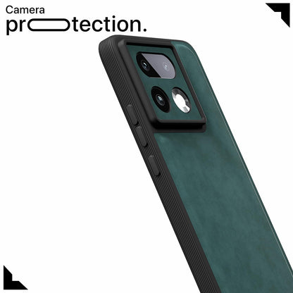 Realme 16 Pro Plus 5G Leather phone cover in green by Pikkme – photo 5
