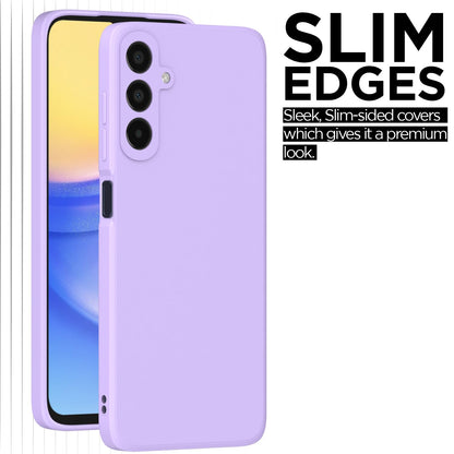 Pikkme Samsung Galaxy A15 5G Liquid Silicone Back Cover | Purple