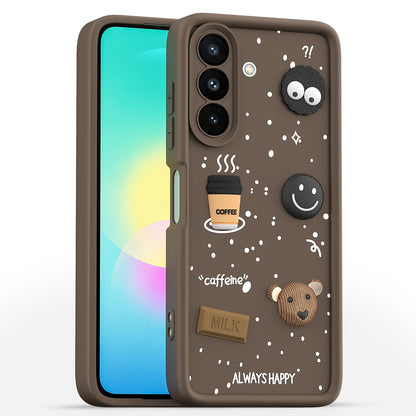 Pikkme Samsung A27/M47 5G Bear Coffee brown mobile cover