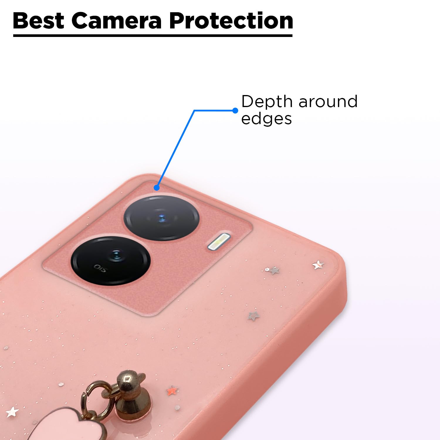 Pikkme pink Chain back cover for iQOO Z7/Z7s 5G – photo 6