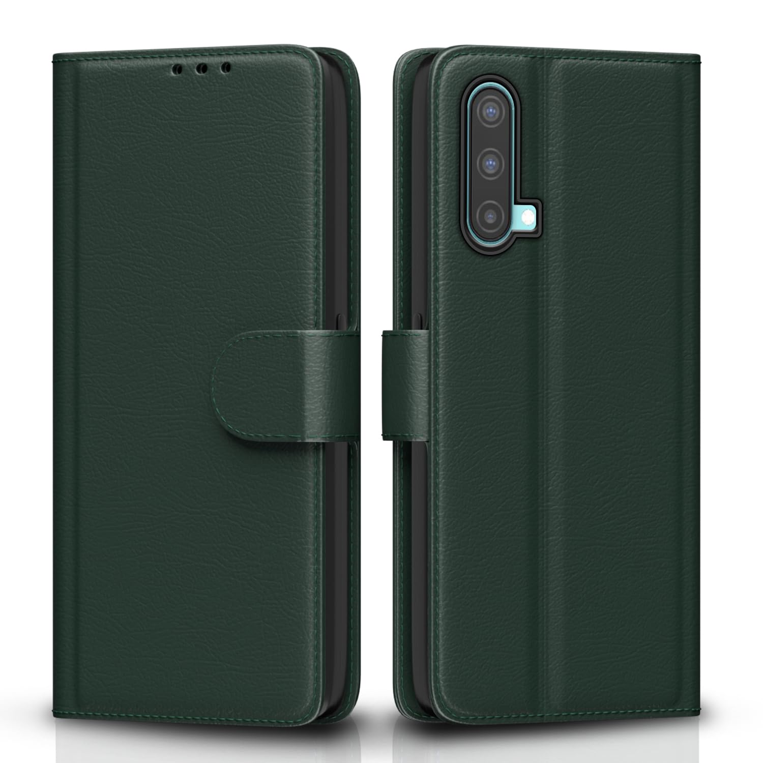 Pikkme OnePlus Nord CE 5G green wallet flip cover